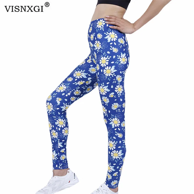 VISNXGI Legíny Ženy Vysoký Pás Fitness Športových 2022 Push Up Cvičenie ChrysanthemumKnitted Členok-Dĺžka Bežné Telocvični Clothings