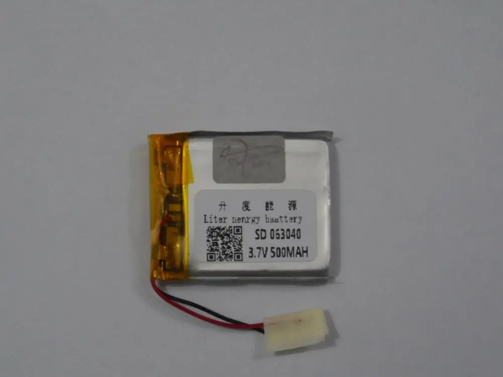 Výrobca priame 063040 653040 3,7 V 500mah navigácie GPS polymer lithium ion batéria