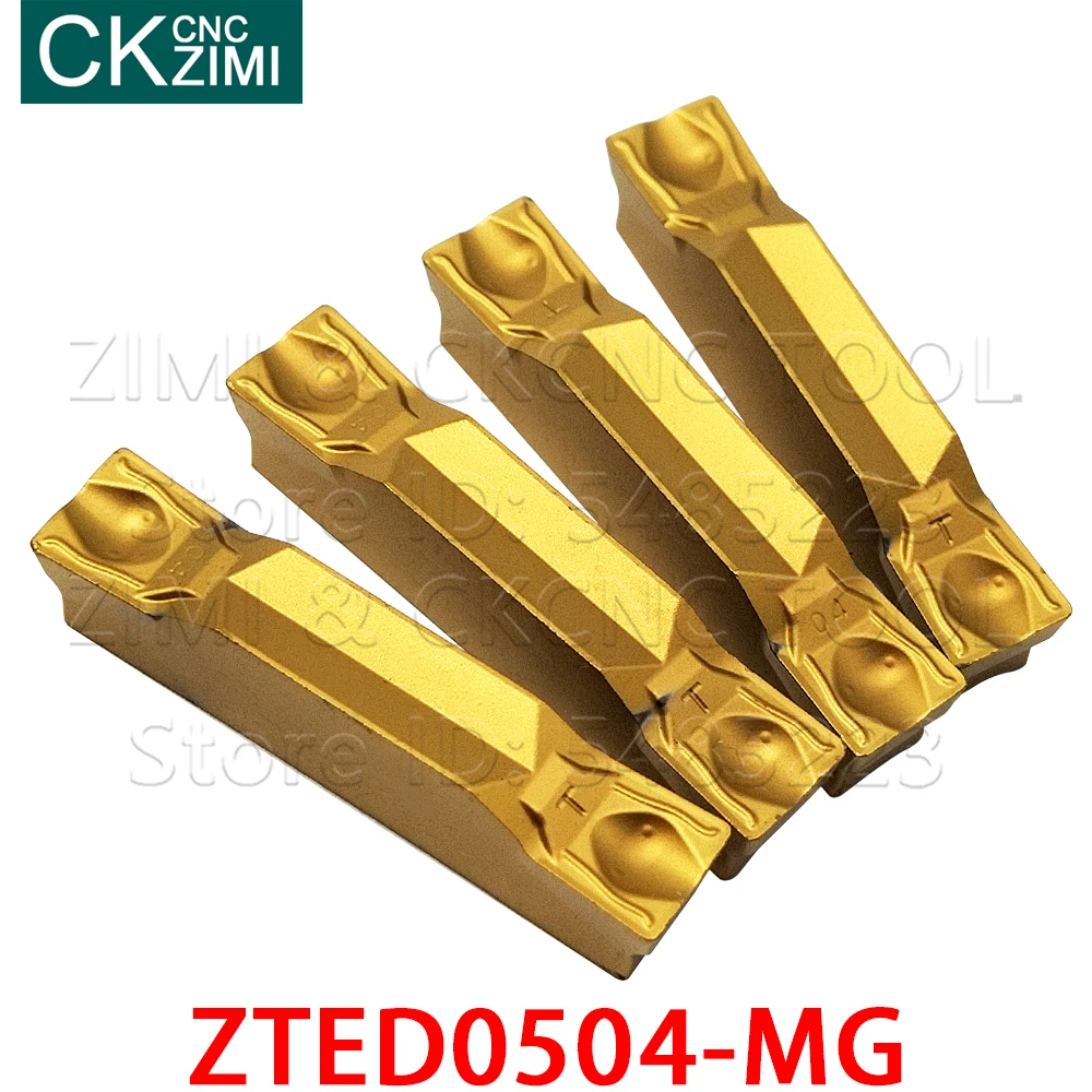 ZTED0504-MG ZTED 0504 MG karbidu vložky zapichovacie nástroje CNC kvalitné CNC rezacie Nástroje na Sústruženie ocele a nerezovej ocele