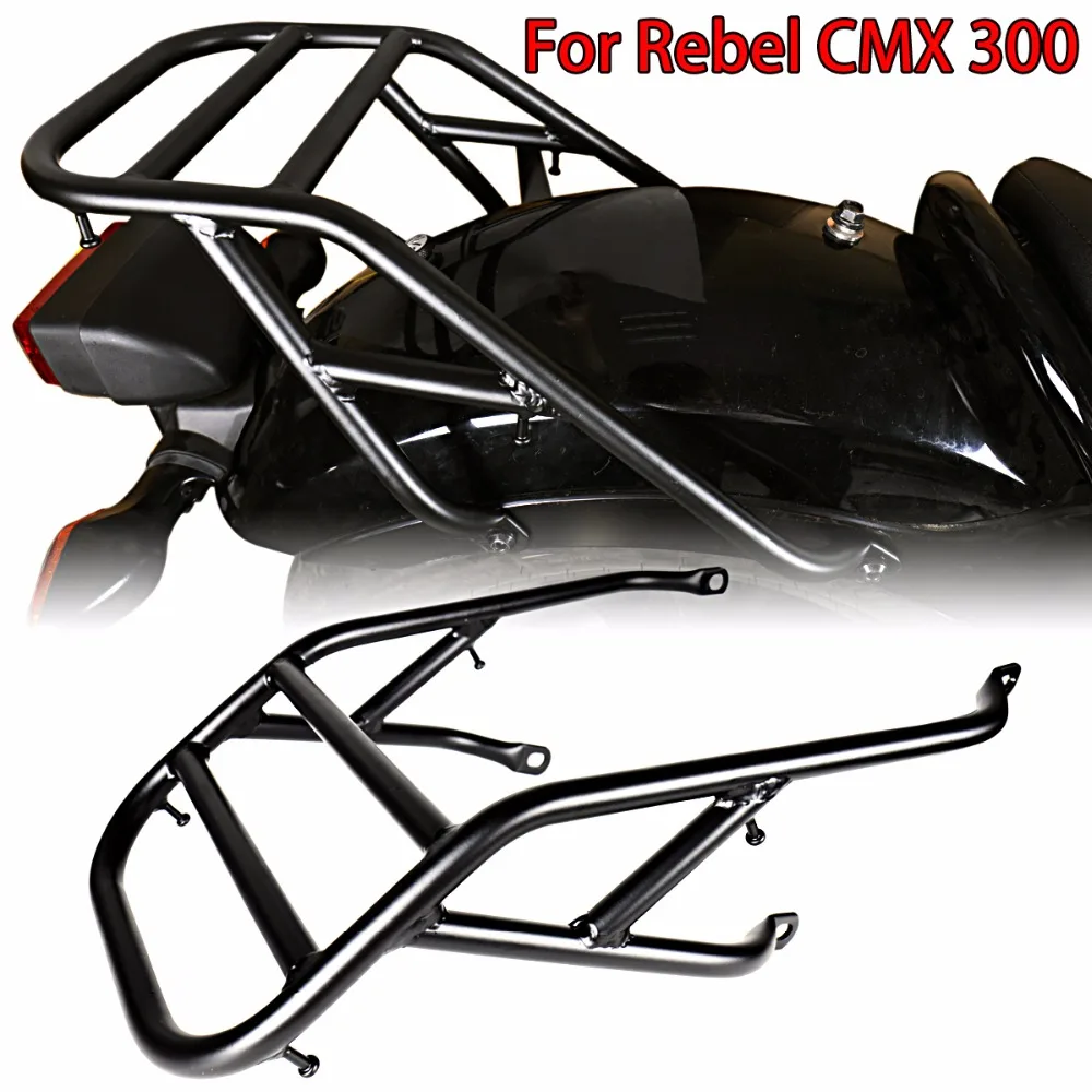 Čierny Zadný Blatník strešný nosič Pre Honda 2017-2022 Rebel CMX 300 500 Modely